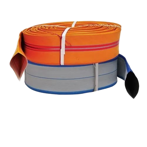 Ldpe Lay Flat Agriculture Pipe - Color: Orange