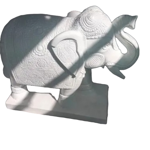 Marble Elephant Statues