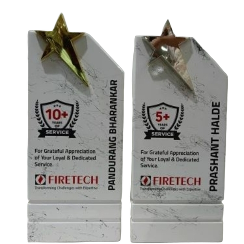 7inch Acrylic Trophy - Lightweight Durable Acrylic, Crystal-clear Finish, Customizable Engraving