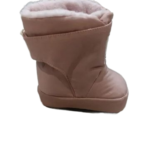 Cream Kids Woolen Shoes. 