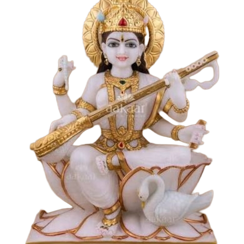 Sarswati Marble Moorti