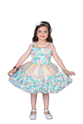 Soft Fabric Girl Frock - Age Group: .