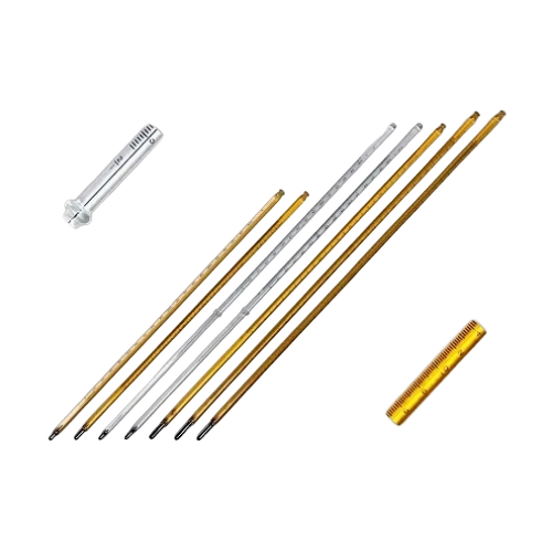 Laboratory Glass Thermometer - Mercury Filled, â10â¯Â°C to 110â¯Â°C, ±0.5â¯Â°C Accuracy | Durable Glass, Clear Scale, Easy Reading