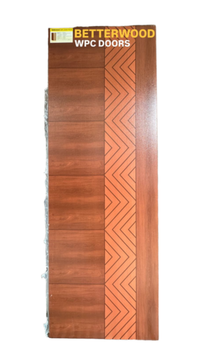 Betterwood Wpc Door (Textured) - Color: Teak