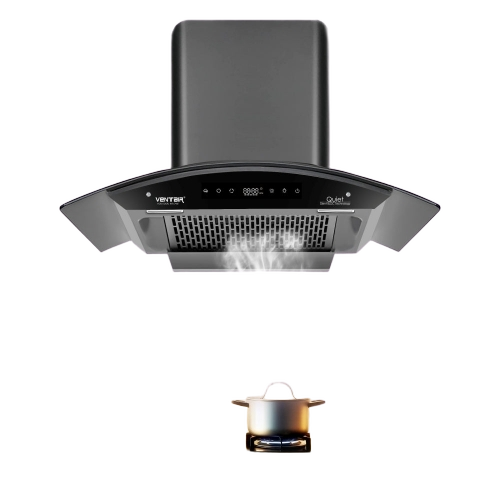 Chimney - Stainless Steel, Electric | Heat Resistant, Smoke Exhaust, Odor Removal, Corrosion Resistant, Compact Design