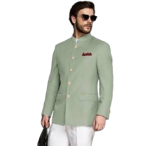 Jodhpuri Suit - Green, Traditional Indian | Elegant Tailoring, Structured Design, Embellished Detailing, Comfortable Fit, Sophisticated Look