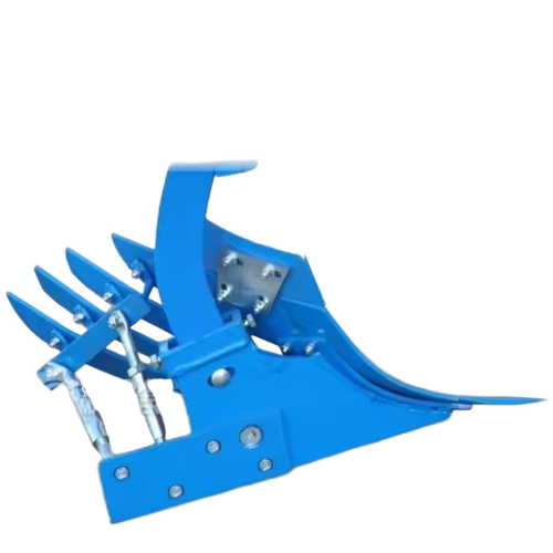 Tractor Plough Hydraulic Reversible  - Color: Blue