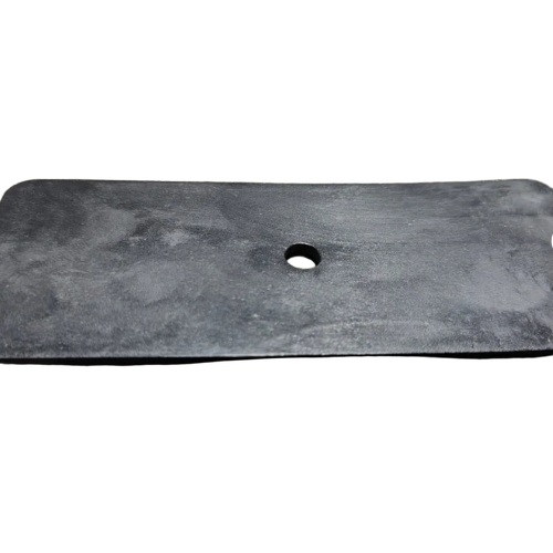 Black Rectangle Silicon Rubber Pad