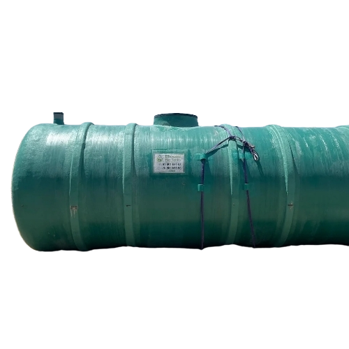 Frp Bio Tanks - FRP Horizontal Septic Tank, Green | Leak Proof, Crack Resistant, Industrial Use