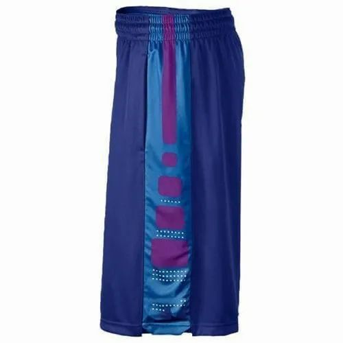 Men Blue Hockey Sports Short