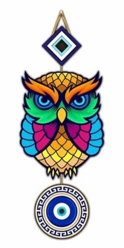 Owl Wooden Wall Hanging 