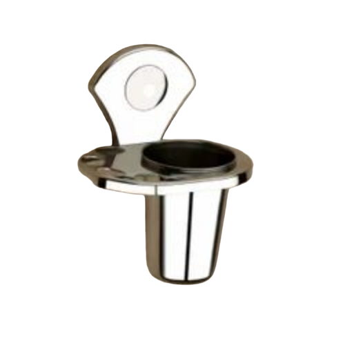 Paan Tumbler Holder - Stainless Steel, Standard Size, Silver | Glossy and Satin Finish, Durable for Home and Hotel