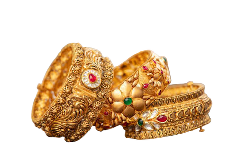 Gold Bangles - Color: Yellow