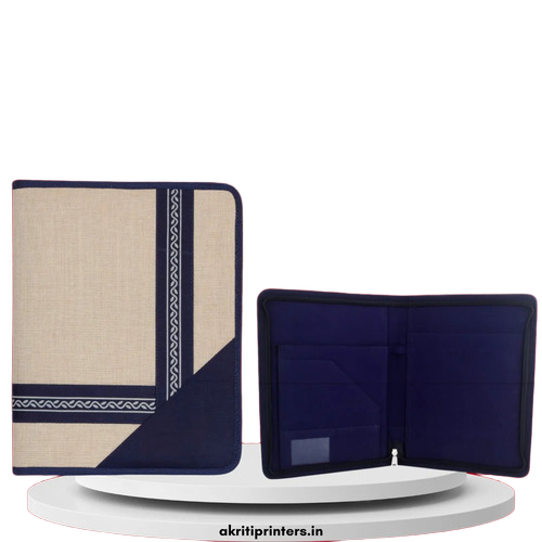 Jute File Folder - Pattern: Plain