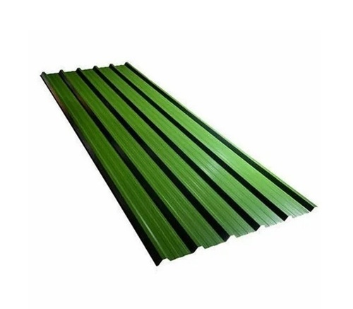 Ppgi Roofing Profile Sheet - Pre Painted Galvanized Iron Standard Size Green Corrugated Pattern | Durable Thermal & Sound Insulation Friendly Moisture & UV Resistant Leak Resistant Anti-Corrosive Easy To Install