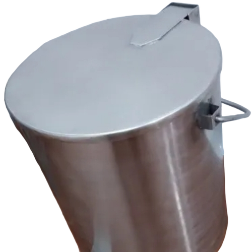 Stainless Steel 304 Pedal Dustbin - SS 304, All Size, Silver | Home Use, Foot Pedal