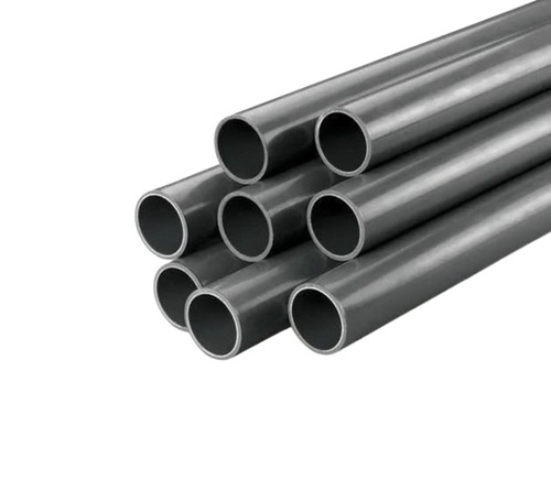 Pvc Round Pipe - PVC, 3 Meter, Black, Stiff, Leak Resistant, UV Resistant, Weather Resistant, Crack Resistant, Water Resistant, Moderate Pressure, Easy To Use