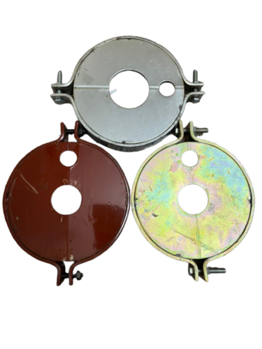 Borewell Cap - Circular 4/6 Inch Borewell Casing End Cap, Brown Silver, Durable and Easy to Install