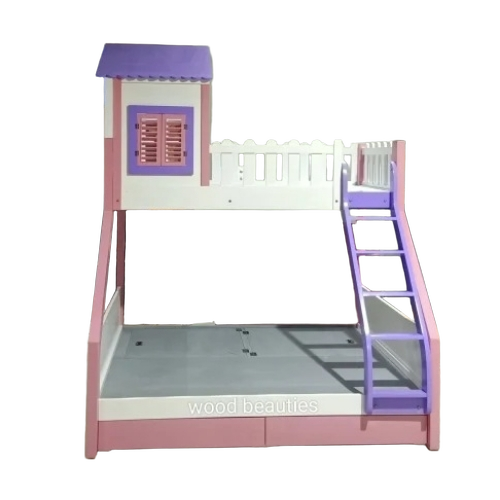 Kids Wooden Bunk Bed 