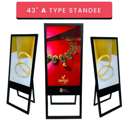 Open Panel Frame Standee - Medium Rectangular, Various Colors | Lightweight, Foldable, Easy Maintenance, Tested Quality