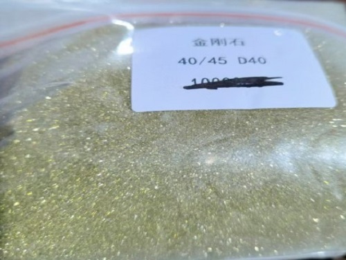 Synthetic Diamond Powder 40/45 Sdd40 - Color: Yellow