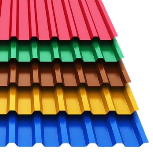 Color Coat Roofing Sheet - Metal Standard Size, Multiple Colors | Durable, Fine Finished, Industrial Use