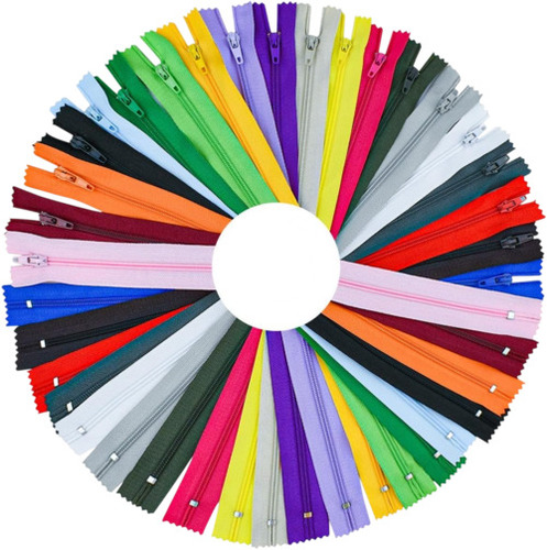 Colorful 8-Inch Nylon Zippers