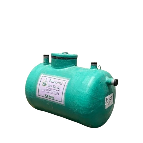 Frp Bio Septic Tank - FRP, Standard Size, Green | Durable, Cylindrical, Fine Finished