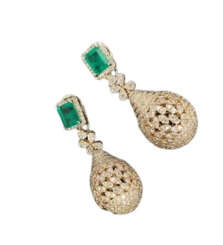 Natural Diamonds Earrings