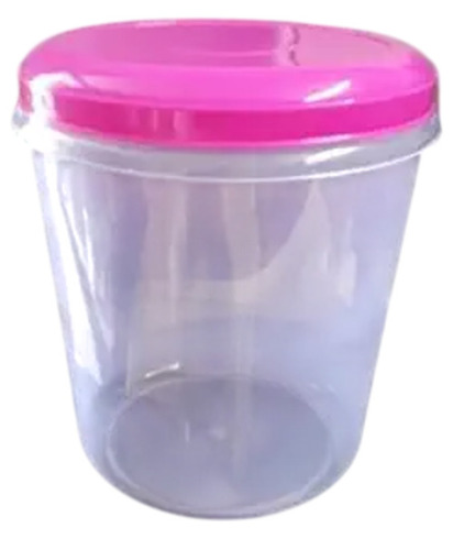 Plastic Transparent Round Container