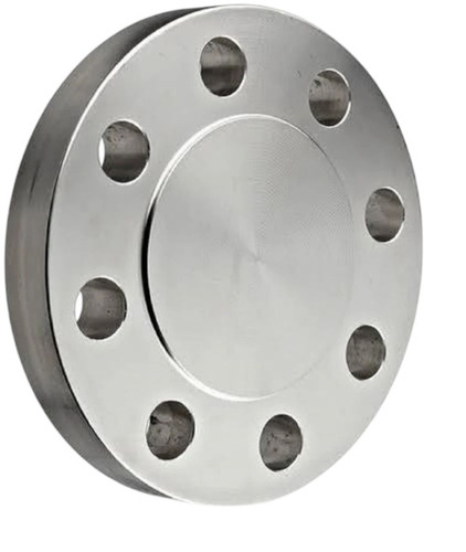 Stainless Steel Blind Flange - Stainless Steel, Round, Silver, Polished | Corrosion Resistant, Durable, Fine Finished