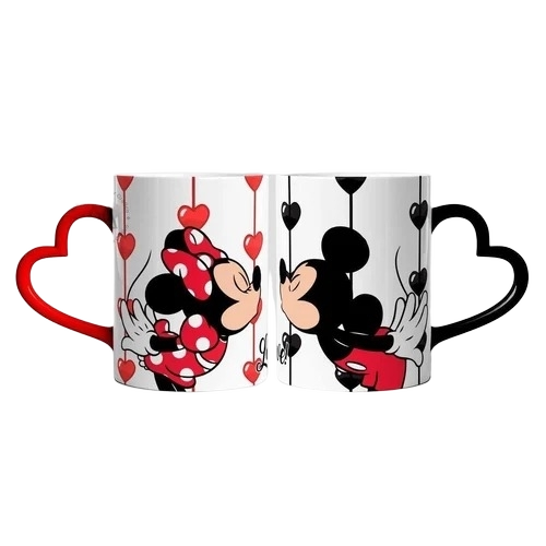 Heart Handle Inner Color Mug