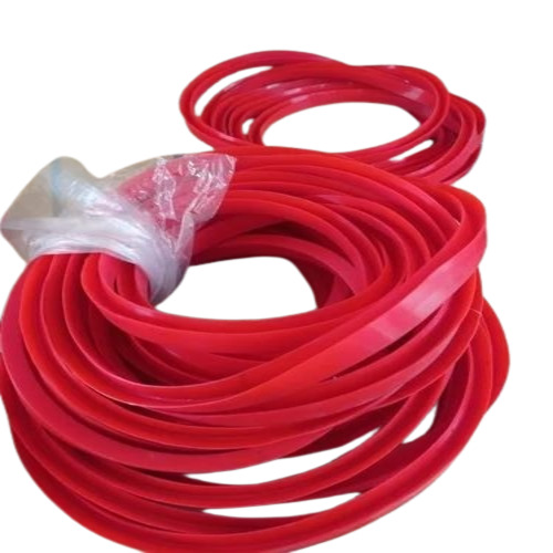 Red Rubber Gaskets - Silicon Rubber, 30mm Id X 2.5mm Thick, Red | Ring Gasket, Gas Medium, Industrial Use