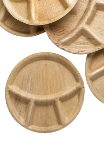 Eco Friendly Disposable Plates - Areca Leaf, Customized Size, Brown | Disposable, Eco-Friendly, Lightweight