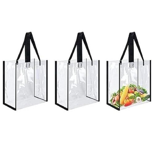 Pvc Bag - PVC Material, All Size, Transparent | Waterproof, Durable, Lightweight, Flexible, Reusable, Easy Clean