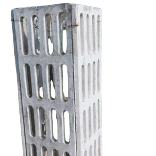 5 Feet Rcc Tree Guard - Rcc, 6 Feet, White | Eco Friendly, Rectangular, Iron Material