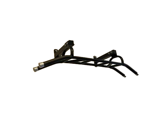 Gym Bar - Mild Steel, Black, Wall Mount | Home Pull Up Bar