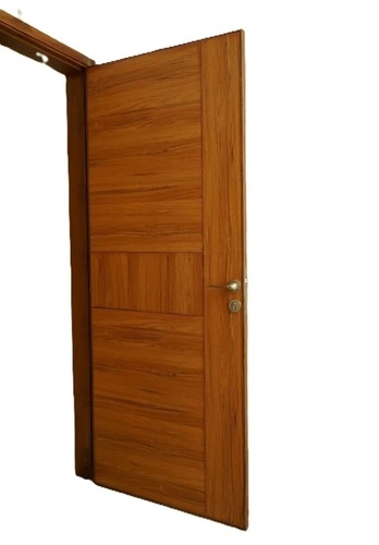 Wooden Flush Door - Wood All Sizes Brown | Smooth Surface Fire Resistant Termite Resistant Water Resistant Warp Resistant Eco Friendly