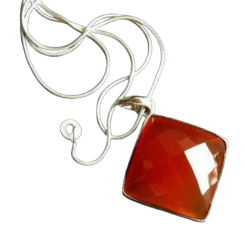Carnelian Gemstone Pendant