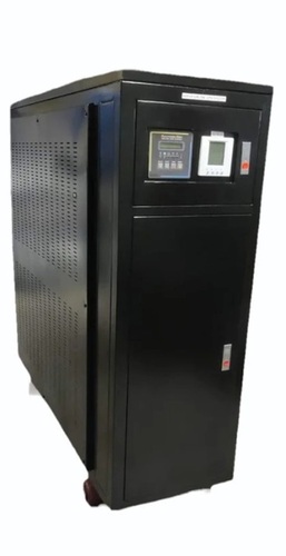 Cooled Voltage Stabilizer - Plastic, Black, 200 KVA Rack Mounted Online UPS, 10 Min Backup, Durable, High Efficiency