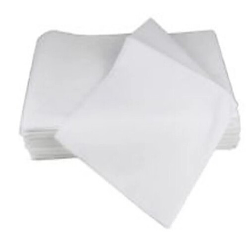 Disposable Wipes - Hand Towel, White, Plain | New, Made in India