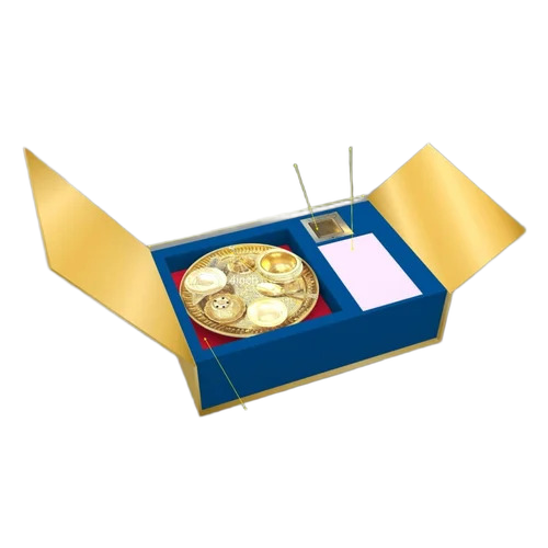 Diwali Pooja Box - Color: Cms