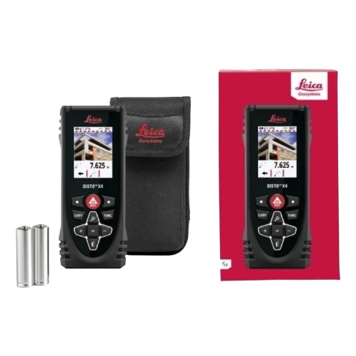 Leica Laser Distance Meter - Metal, Compact, Black, 30m Range | High Accuracy, Digital Display, Bluetooth Connectivity