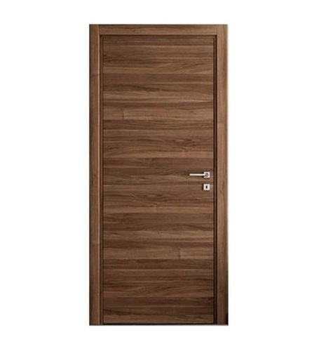 Wood Door - Solid Wood, Standard Size, Brown, Modern Design, Water and Termite Resistant, Easy to Install