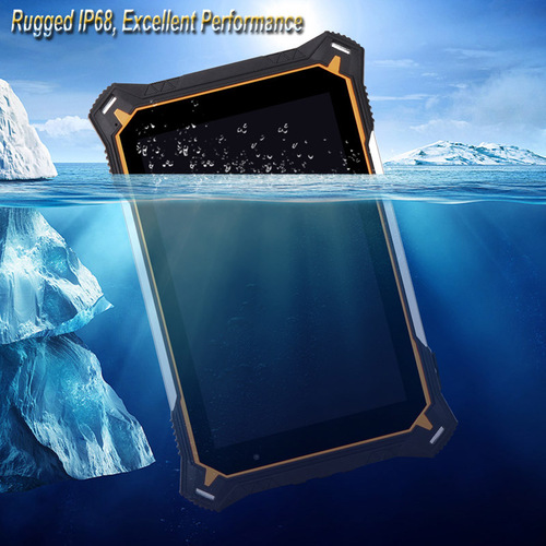 8 Inch IP68 Waterproof Rugged Tablet - 243x158x23mm