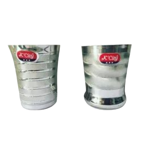 Stainless Steel Glasses - 250 ml, Mirror Finished Silver, Rust-Proof Durable