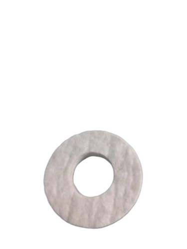 White Wool Washer - Wool, 3 mm to 25 mm Size, White, Round | Cooler Kit, In Filtration