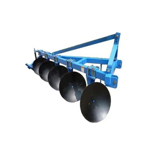 Metal Agricultural Plough - Metal, Standard Size, Sky Blue, Corrosion Resistant, Rust Proof | Easy to Operate, Manually Operated, Movable