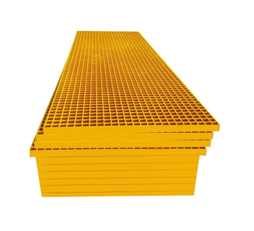 Walkway Grating - FRP Standard Yellow, Rectangle | Extra Strong, Slip-Proof, Water Cleanable