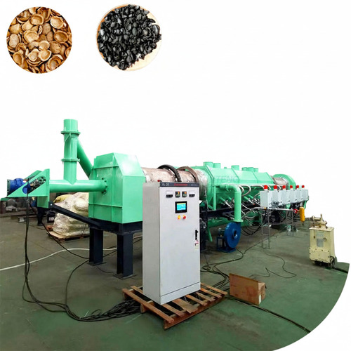 Almond Shell And Olive Shell Continuous Carbonization Furnace - Capacity: 1000-3000/customized Kg/hr